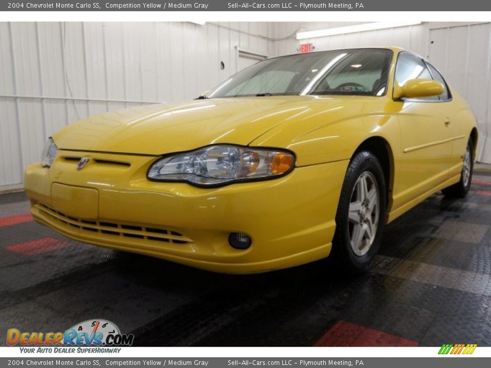 2004 Chevrolet Monte Carlo SS Competition Yellow / Medium Gray Photo #3