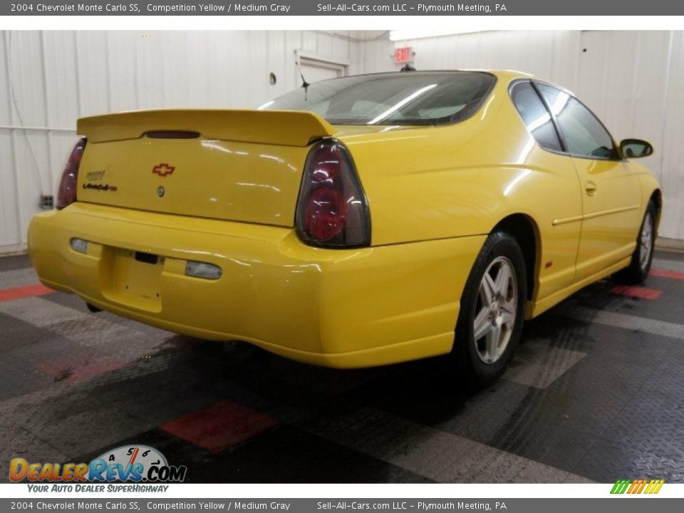 2004 Chevrolet Monte Carlo SS Competition Yellow / Medium Gray Photo #8