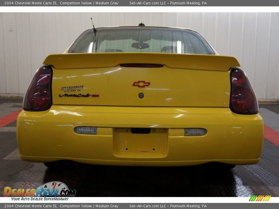2004 Chevrolet Monte Carlo SS Competition Yellow / Medium Gray Photo #9