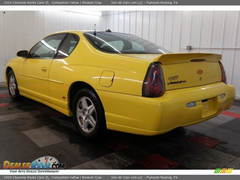 2004 Chevrolet Monte Carlo SS Competition Yellow / Medium Gray Photo #10