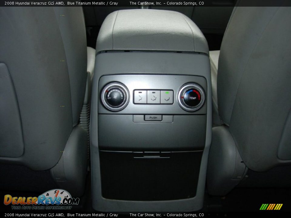 2008 Hyundai Veracruz GLS AWD Blue Titanium Metallic / Gray Photo #17