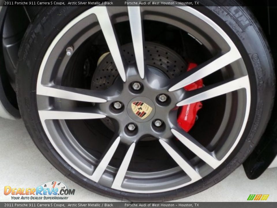 2011 Porsche 911 Carrera S Coupe Arctic Silver Metallic / Black Photo #10