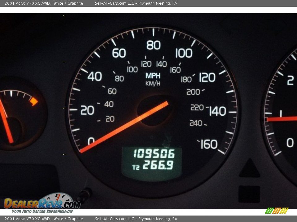 2001 Volvo V70 XC AWD White / Graphite Photo #29