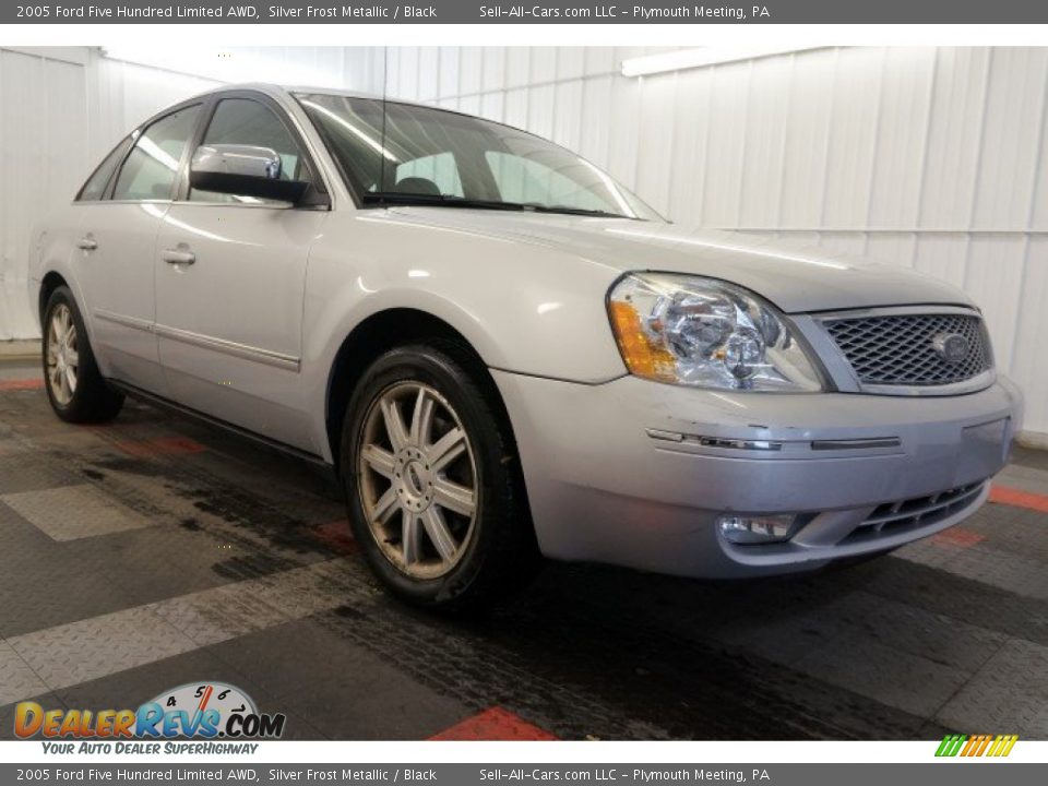 2005 Ford Five Hundred Limited AWD Silver Frost Metallic / Black Photo #5