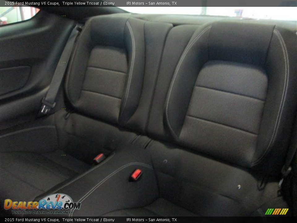 2015 Ford Mustang V6 Coupe Triple Yellow Tricoat / Ebony Photo #9
