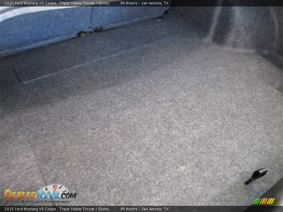 2015 Ford Mustang V6 Coupe Triple Yellow Tricoat / Ebony Photo #11