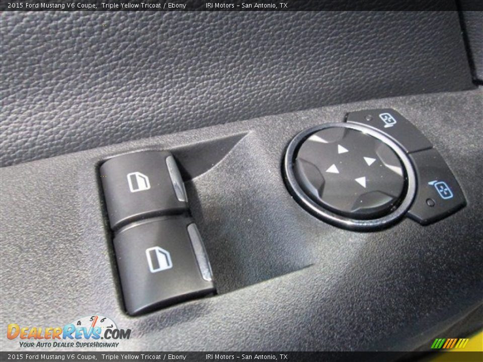 2015 Ford Mustang V6 Coupe Triple Yellow Tricoat / Ebony Photo #20