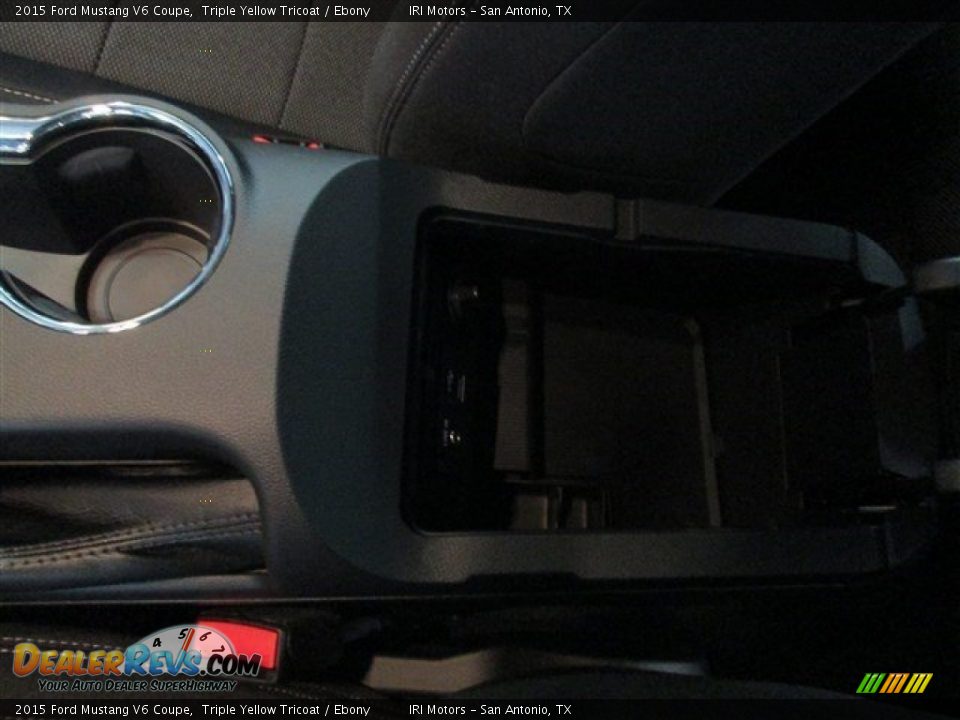 2015 Ford Mustang V6 Coupe Triple Yellow Tricoat / Ebony Photo #21
