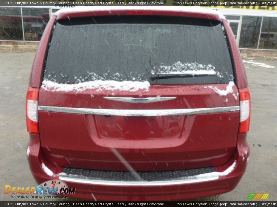 2015 Chrysler Town & Country Touring Deep Cherry Red Crystal Pearl / Black/Light Graystone Photo #4