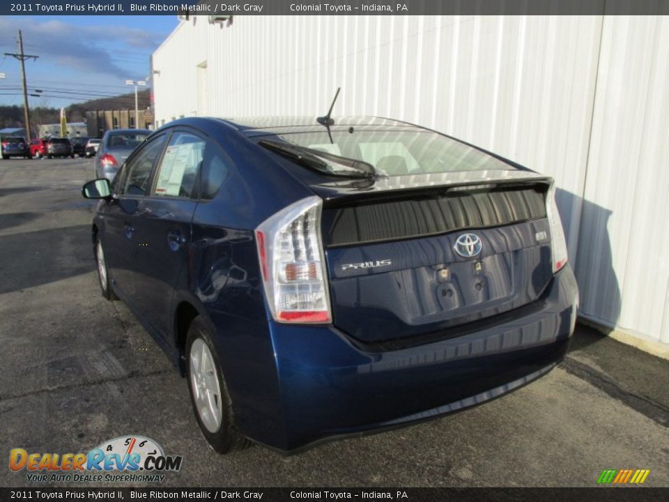 2011 Toyota Prius Hybrid II Blue Ribbon Metallic / Dark Gray Photo #4