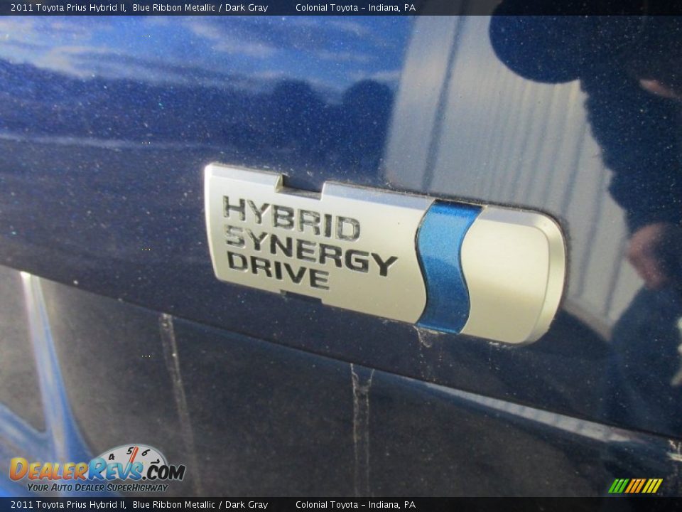 2011 Toyota Prius Hybrid II Blue Ribbon Metallic / Dark Gray Photo #7