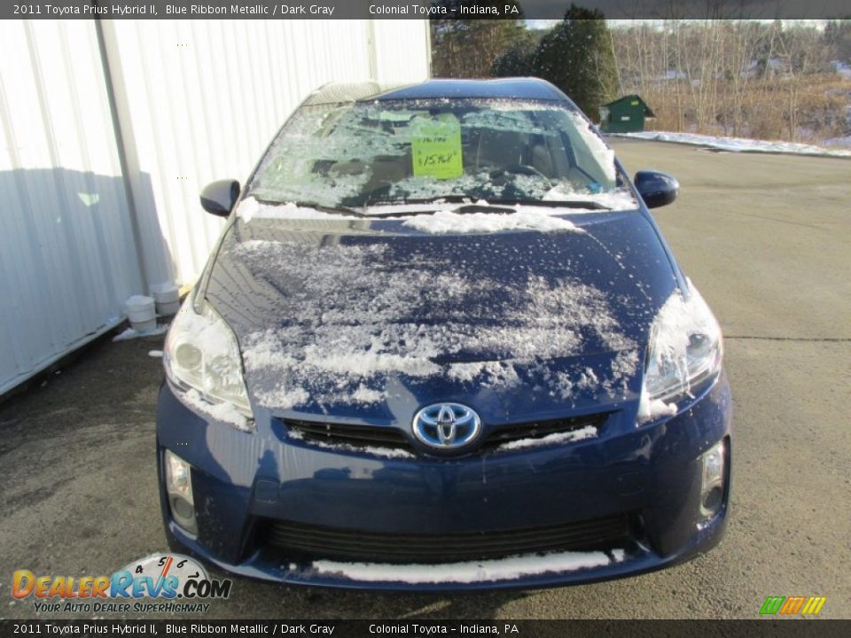 2011 Toyota Prius Hybrid II Blue Ribbon Metallic / Dark Gray Photo #9