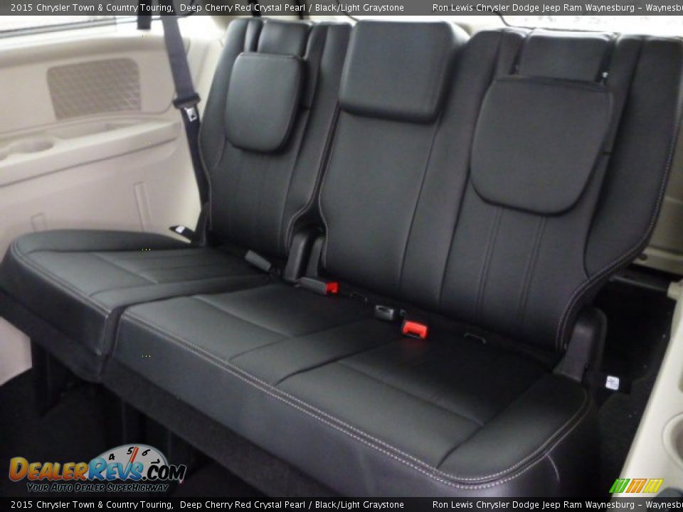 2015 Chrysler Town & Country Touring Deep Cherry Red Crystal Pearl / Black/Light Graystone Photo #12