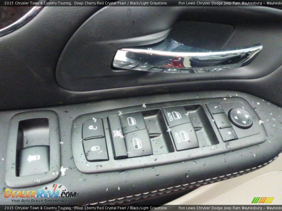 2015 Chrysler Town & Country Touring Deep Cherry Red Crystal Pearl / Black/Light Graystone Photo #15