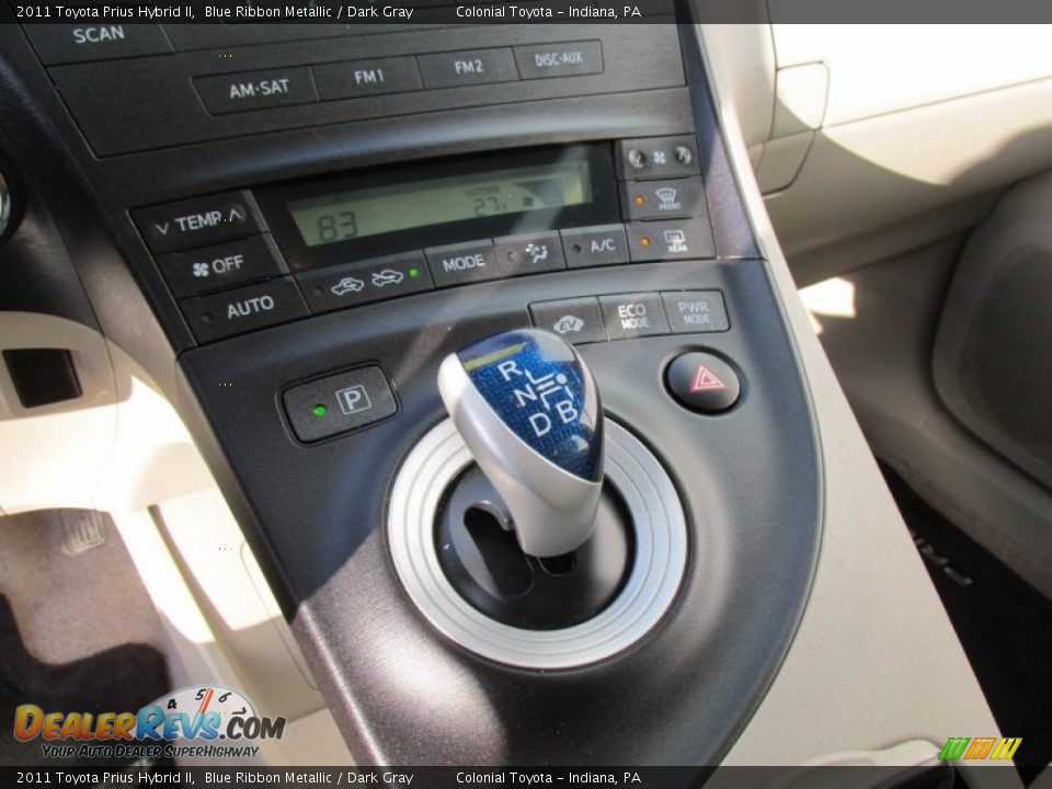2011 Toyota Prius Hybrid II Blue Ribbon Metallic / Dark Gray Photo #16
