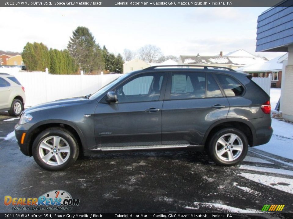 2011 BMW X5 xDrive 35d Space Gray Metallic / Black Photo #2