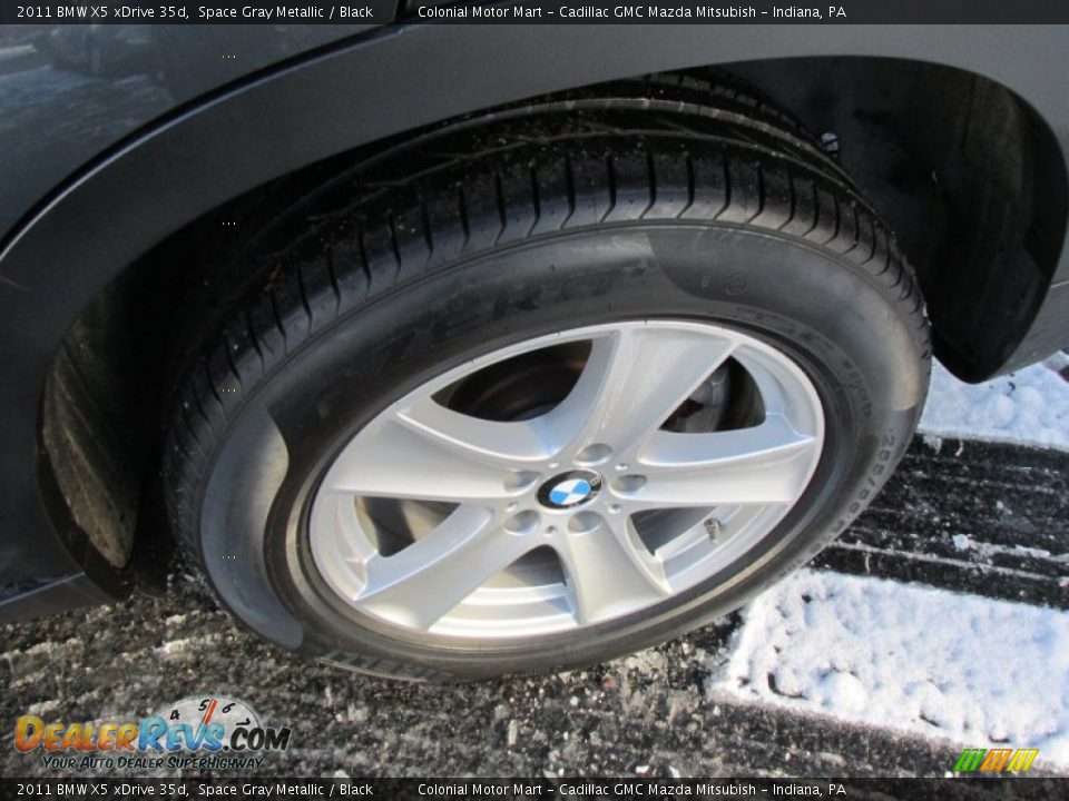 2011 BMW X5 xDrive 35d Space Gray Metallic / Black Photo #3