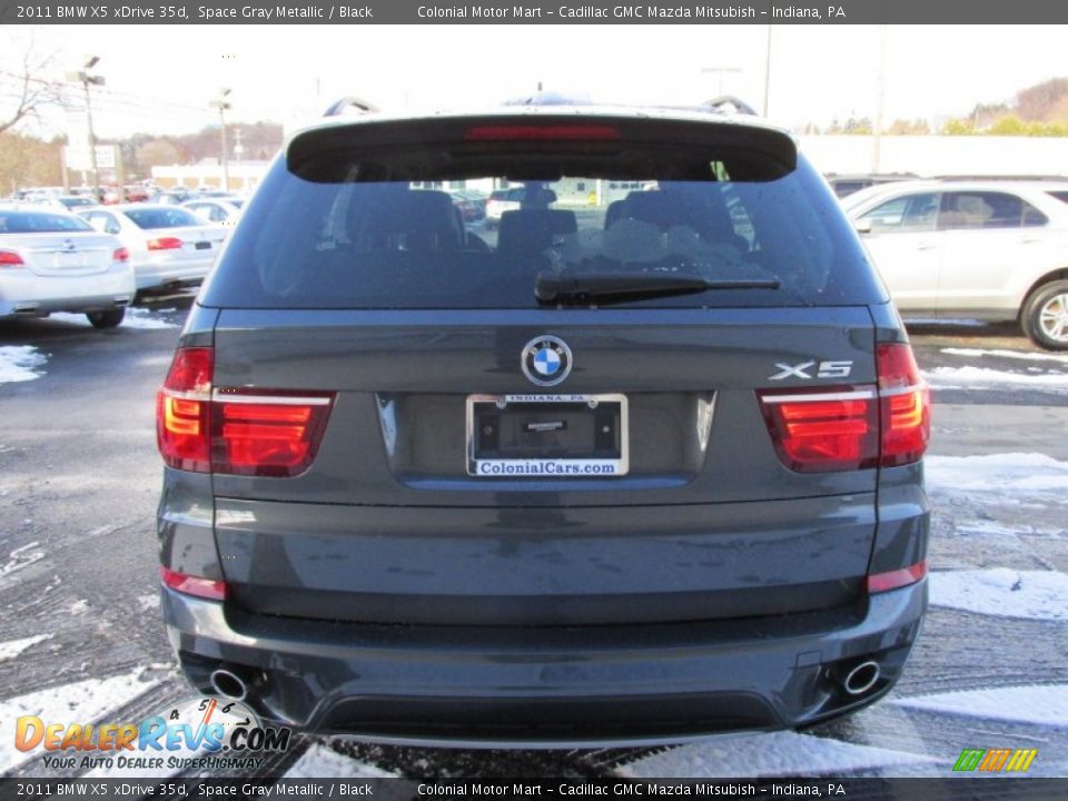 2011 BMW X5 xDrive 35d Space Gray Metallic / Black Photo #5