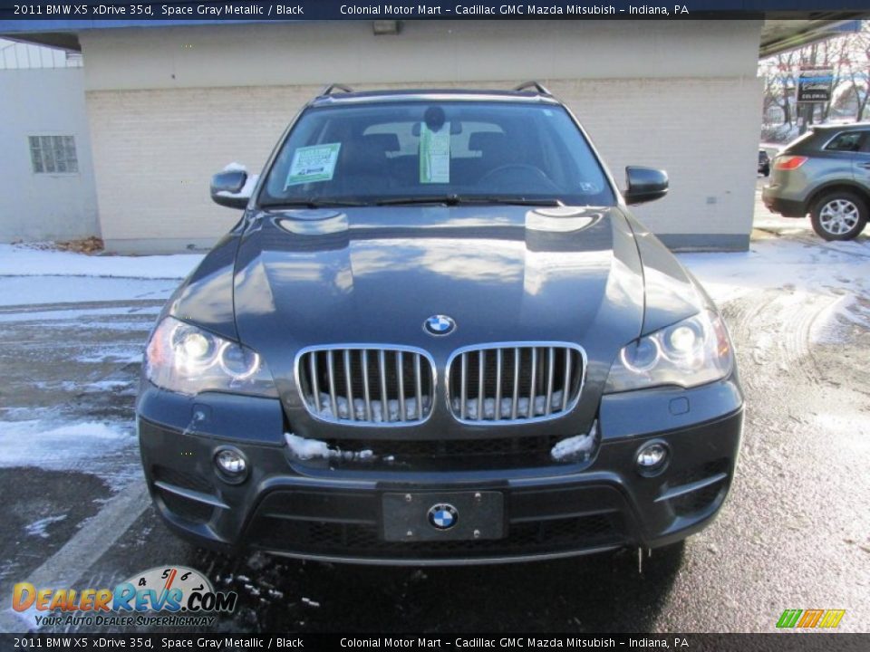 2011 BMW X5 xDrive 35d Space Gray Metallic / Black Photo #8