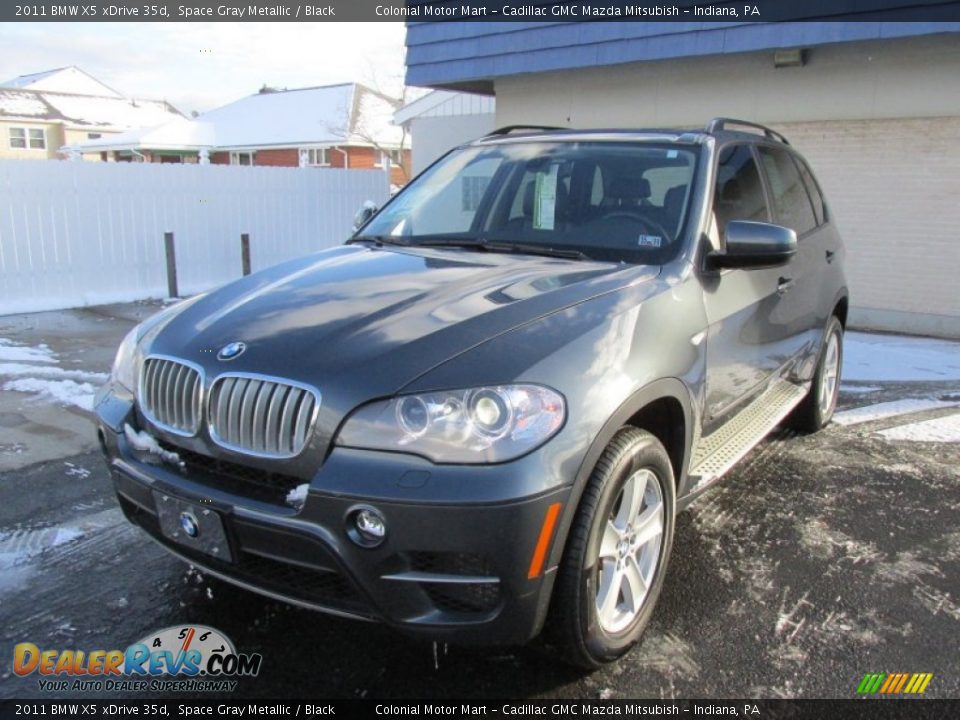 2011 BMW X5 xDrive 35d Space Gray Metallic / Black Photo #9
