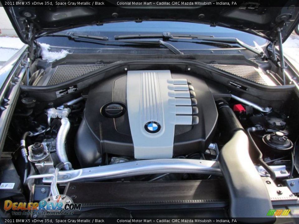2011 BMW X5 xDrive 35d Space Gray Metallic / Black Photo #10