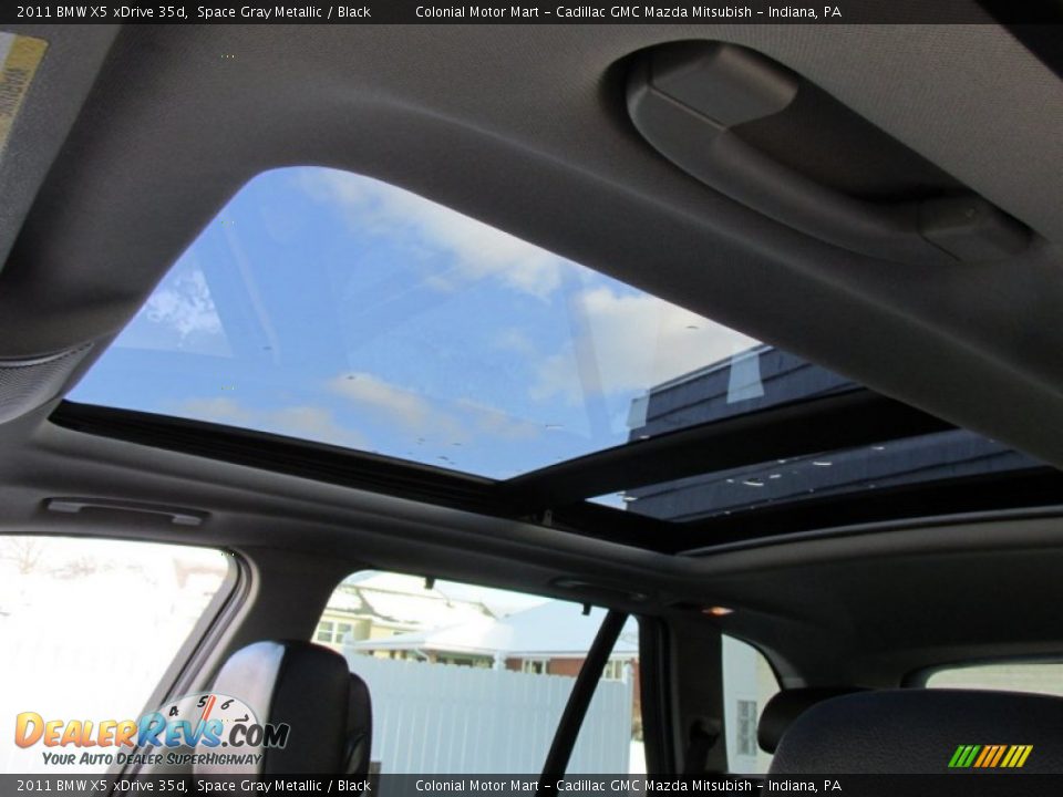2011 BMW X5 xDrive 35d Space Gray Metallic / Black Photo #12