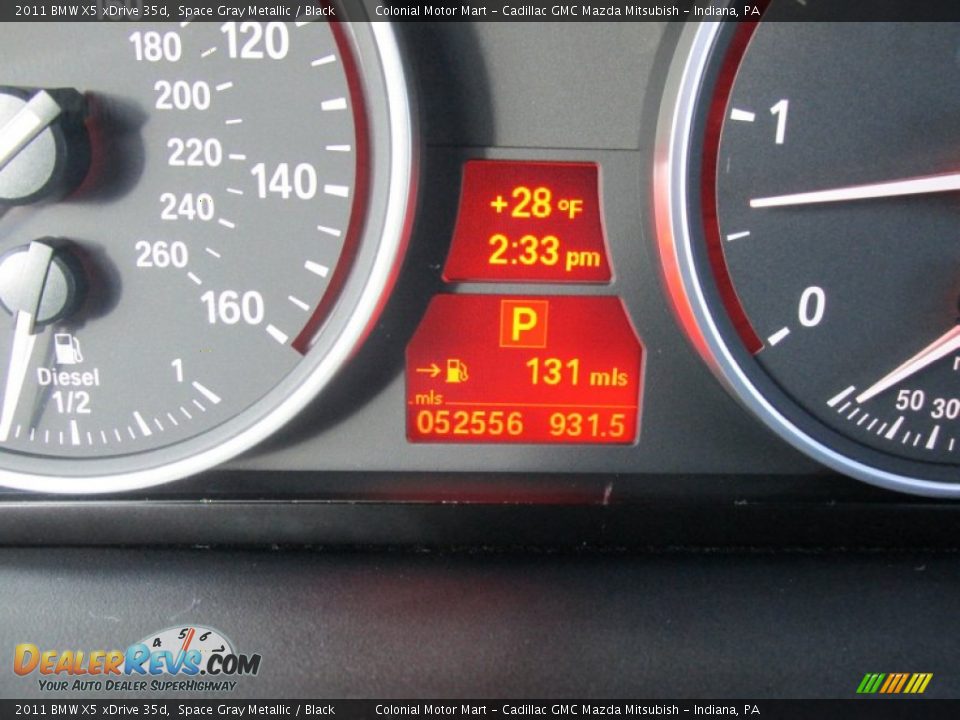 2011 BMW X5 xDrive 35d Space Gray Metallic / Black Photo #20
