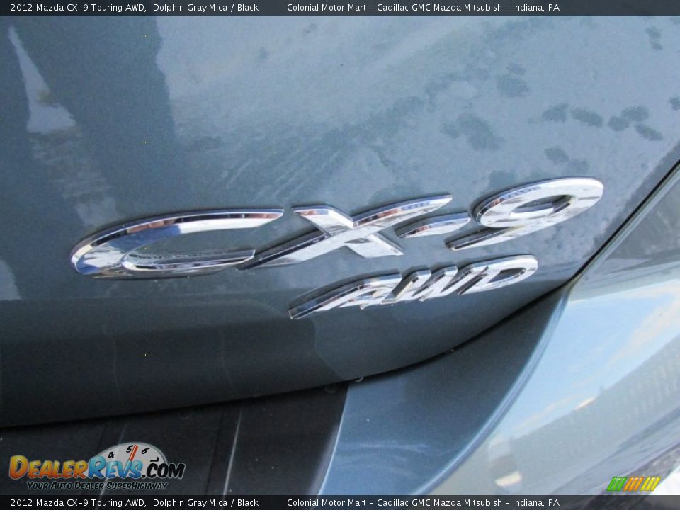 2012 Mazda CX-9 Touring AWD Dolphin Gray Mica / Black Photo #6