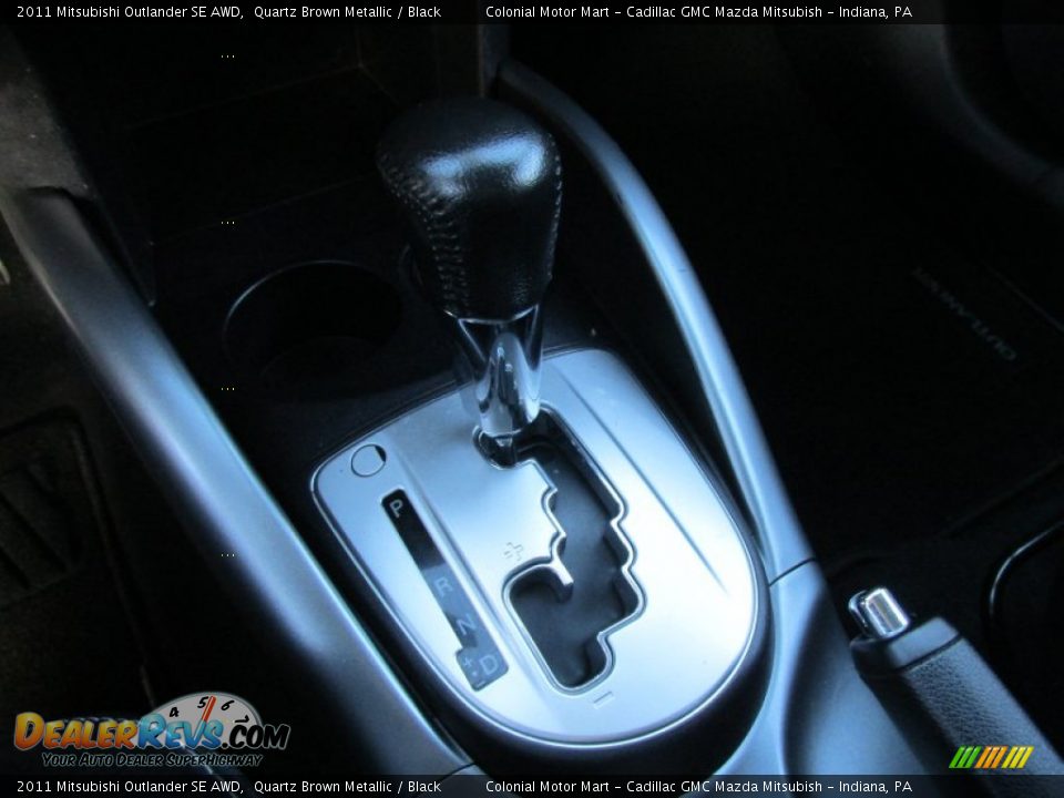 2011 Mitsubishi Outlander SE AWD Quartz Brown Metallic / Black Photo #15