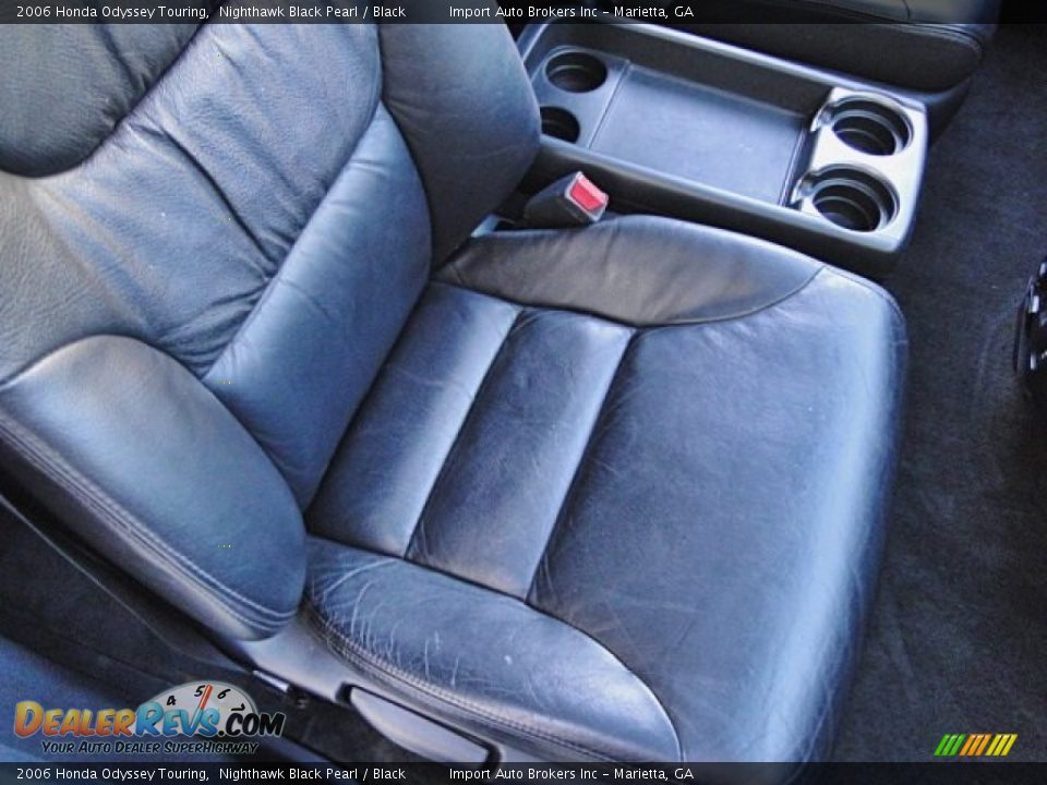 2006 Honda Odyssey Touring Nighthawk Black Pearl / Black Photo #10