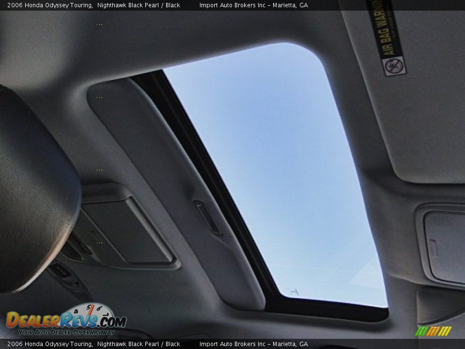 2006 Honda Odyssey Touring Nighthawk Black Pearl / Black Photo #19