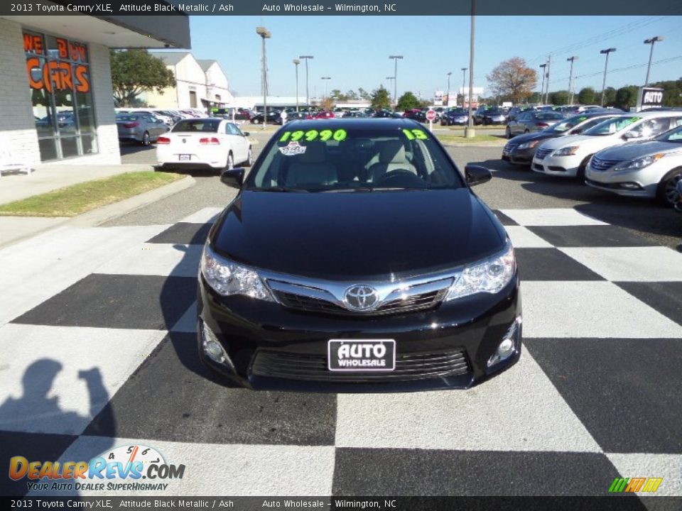 2013 Toyota Camry XLE Attitude Black Metallic / Ash Photo #2