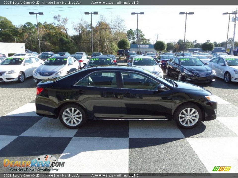 2013 Toyota Camry XLE Attitude Black Metallic / Ash Photo #3