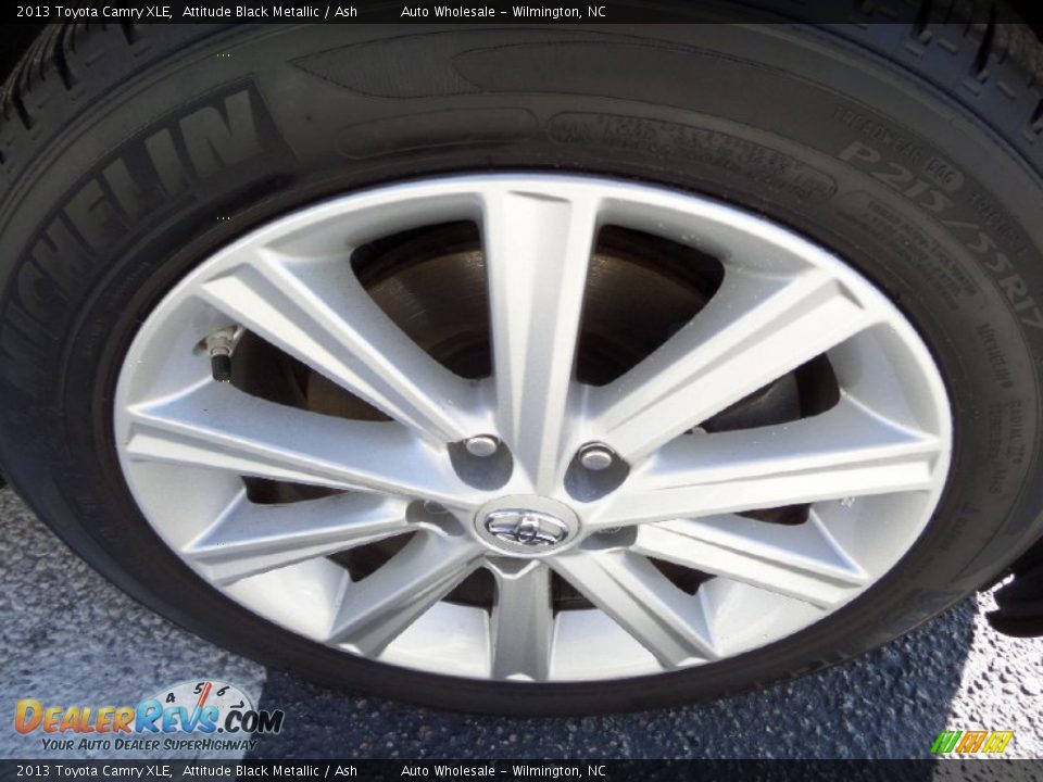 2013 Toyota Camry XLE Attitude Black Metallic / Ash Photo #7
