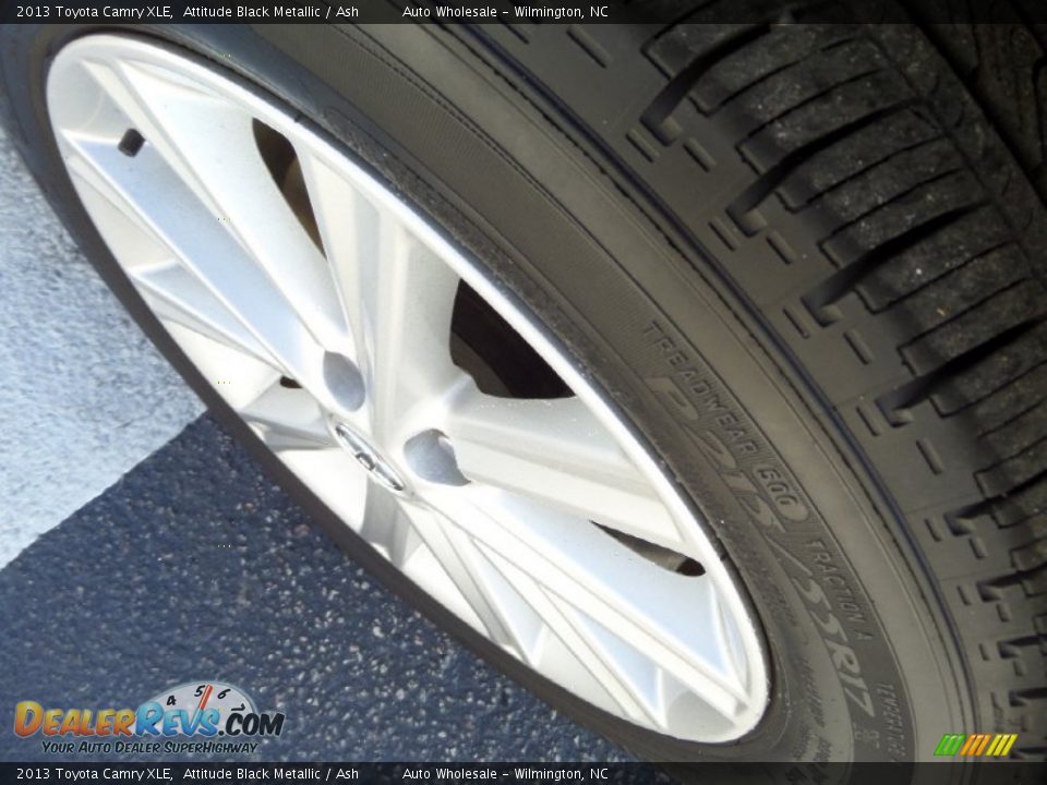 2013 Toyota Camry XLE Attitude Black Metallic / Ash Photo #8