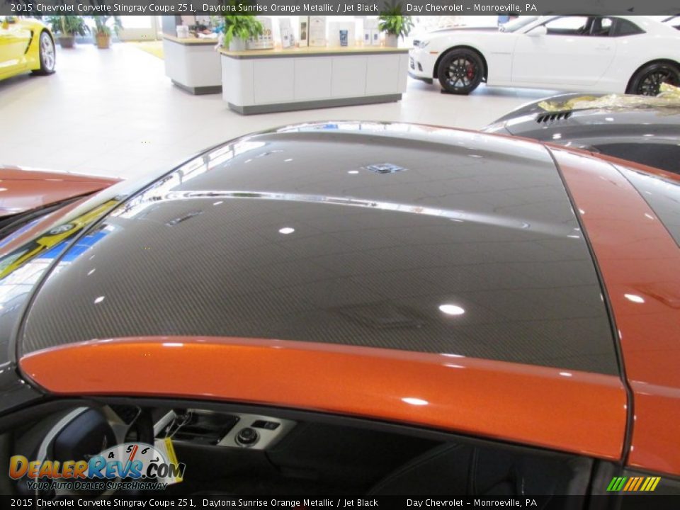 2015 Chevrolet Corvette Stingray Coupe Z51 Daytona Sunrise Orange Metallic / Jet Black Photo #18