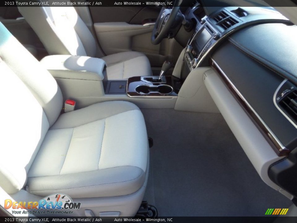 2013 Toyota Camry XLE Attitude Black Metallic / Ash Photo #14