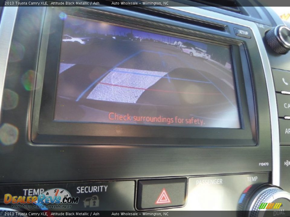 2013 Toyota Camry XLE Attitude Black Metallic / Ash Photo #19