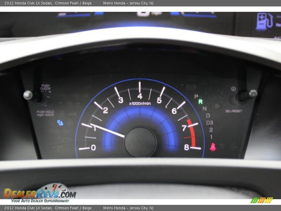 2012 Honda Civic LX Sedan Crimson Pearl / Beige Photo #20