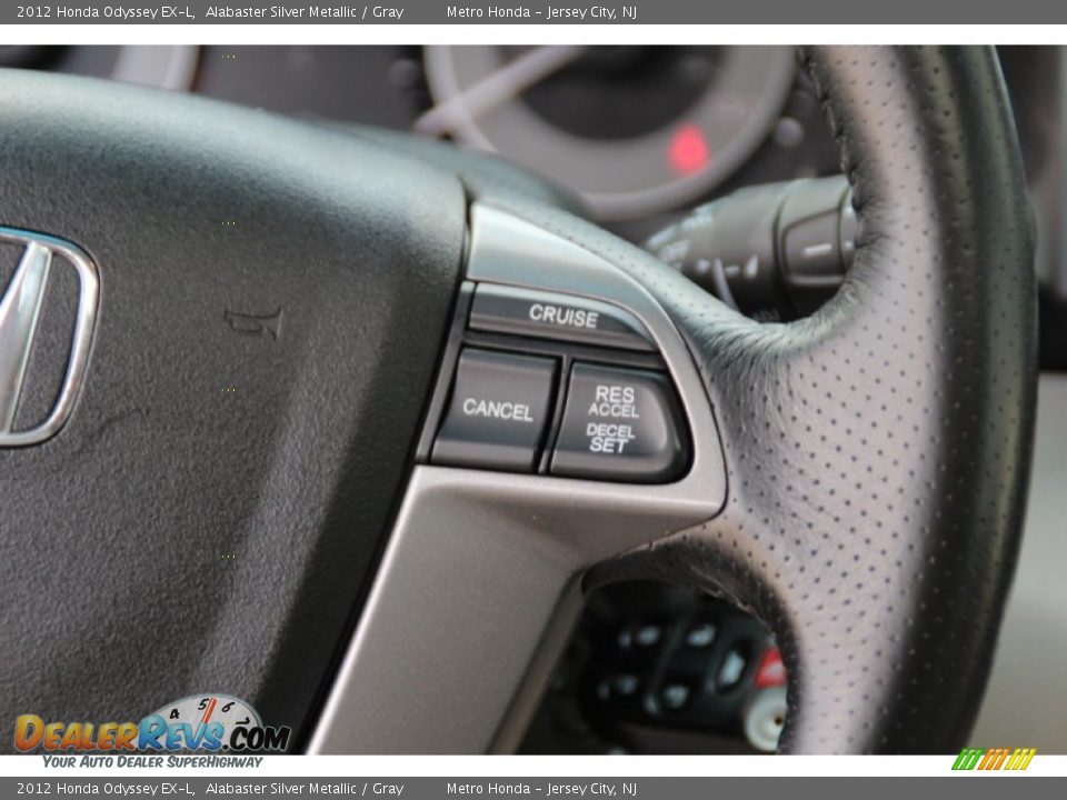 2012 Honda Odyssey EX-L Alabaster Silver Metallic / Gray Photo #19