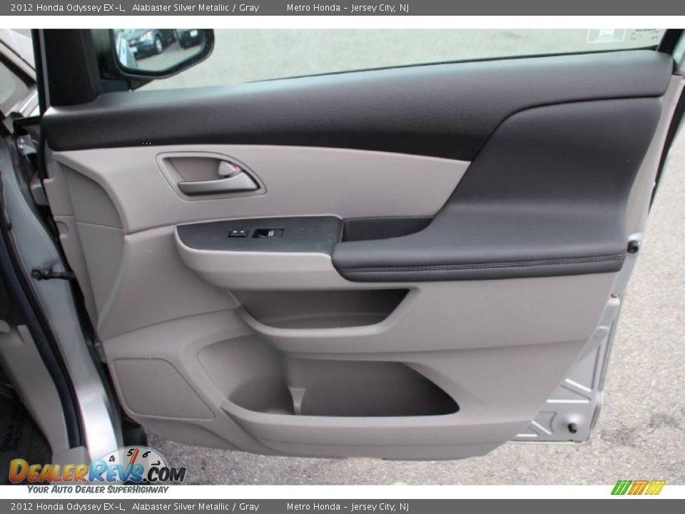2012 Honda Odyssey EX-L Alabaster Silver Metallic / Gray Photo #28