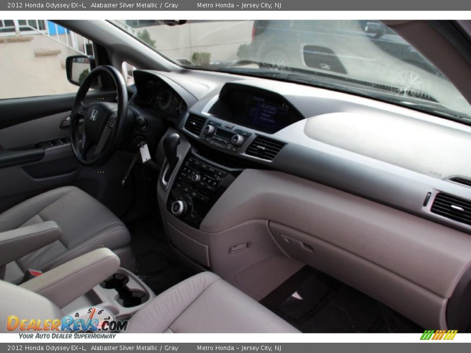 2012 Honda Odyssey EX-L Alabaster Silver Metallic / Gray Photo #29