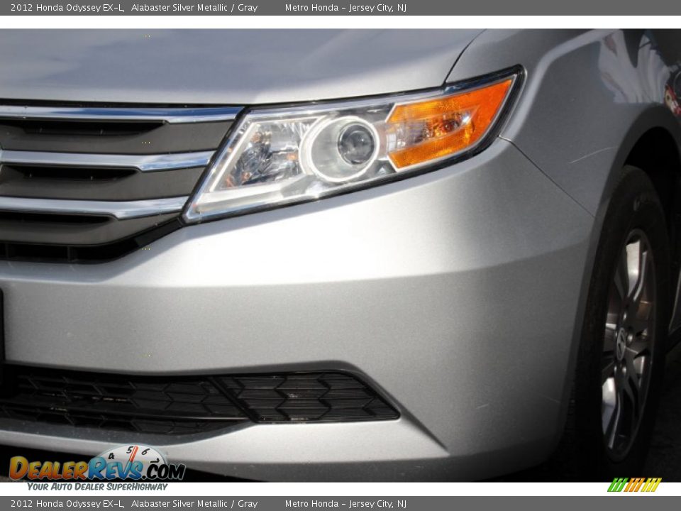 2012 Honda Odyssey EX-L Alabaster Silver Metallic / Gray Photo #32