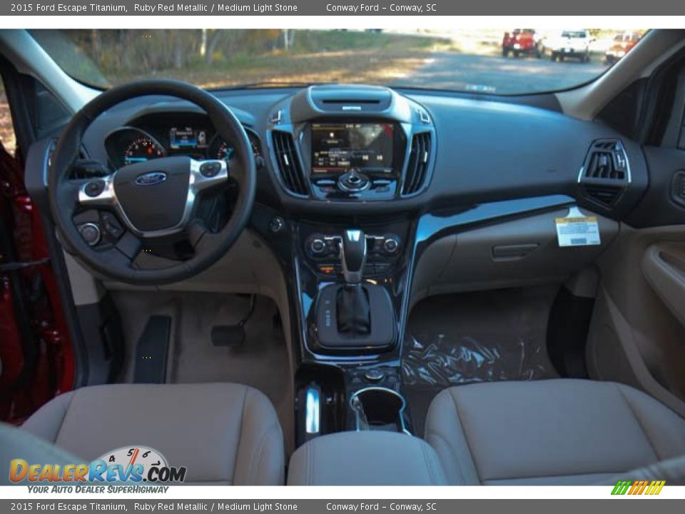 Dashboard of 2015 Ford Escape Titanium Photo #14