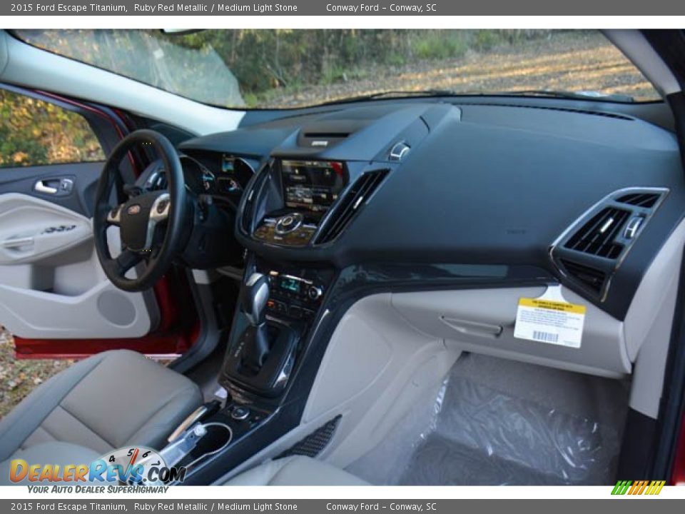 Dashboard of 2015 Ford Escape Titanium Photo #19