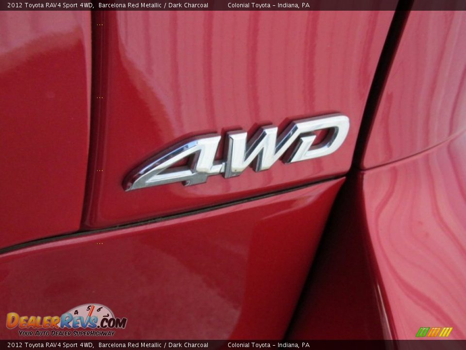 2012 Toyota RAV4 Sport 4WD Barcelona Red Metallic / Dark Charcoal Photo #6