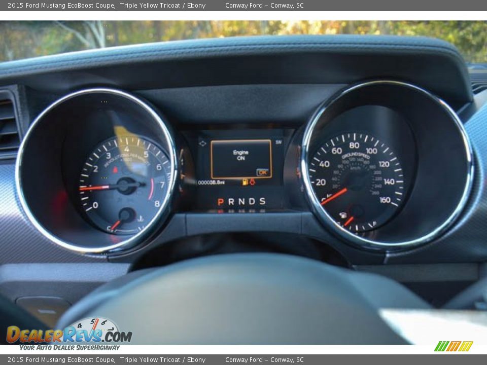 2015 Ford Mustang EcoBoost Coupe Gauges Photo #18