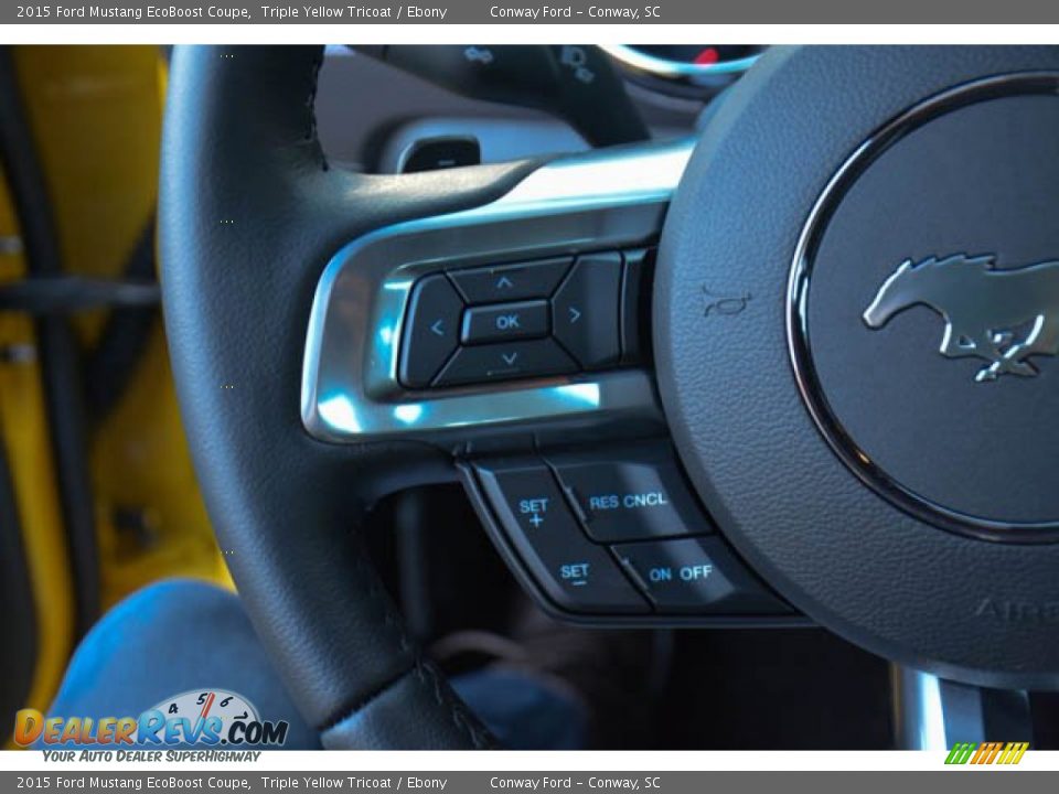 Controls of 2015 Ford Mustang EcoBoost Coupe Photo #19