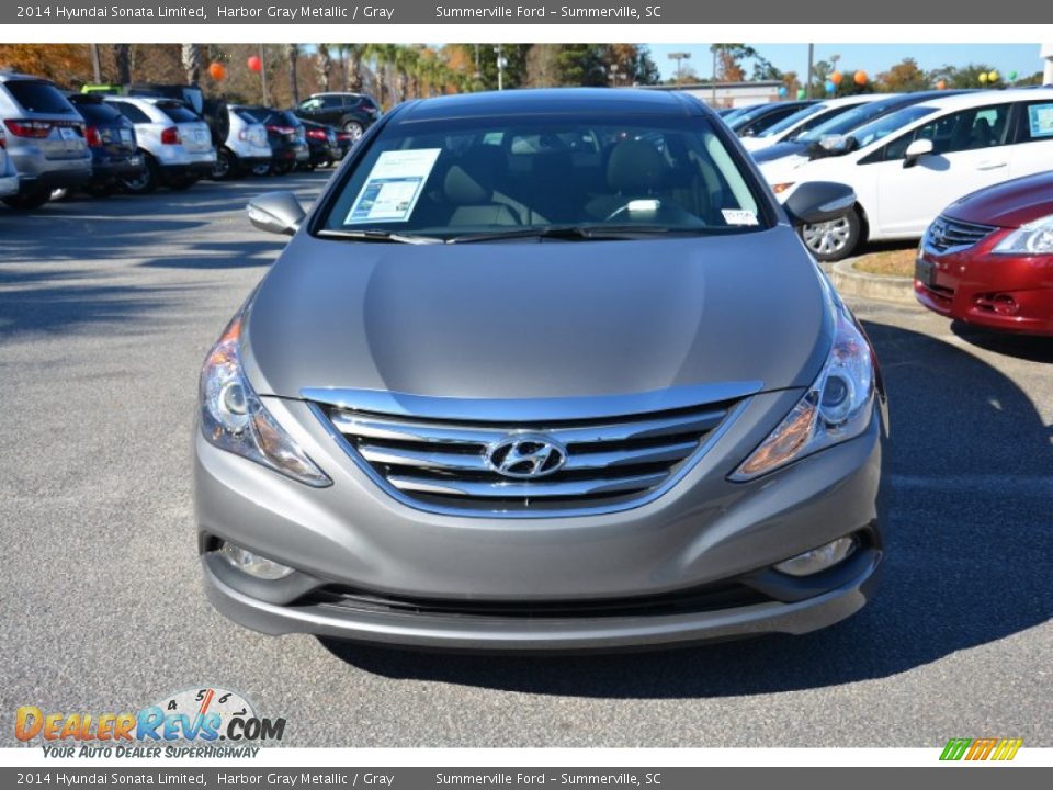 2014 Hyundai Sonata Limited Harbor Gray Metallic / Gray Photo #8