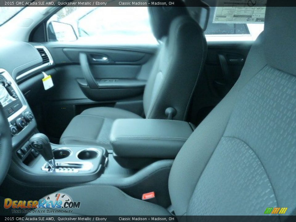 2015 GMC Acadia SLE AWD Quicksilver Metallic / Ebony Photo #2